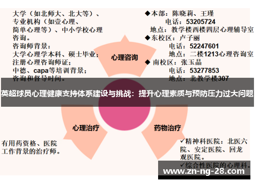 英超球员心理健康支持体系建设与挑战：提升心理素质与预防压力过大问题